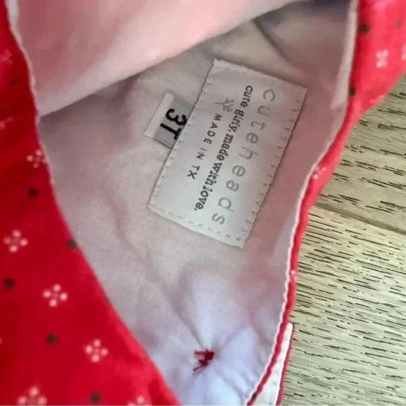 CuteHeads Girls Dress Red Blue Size 3T $60 - Picture 3 of 3